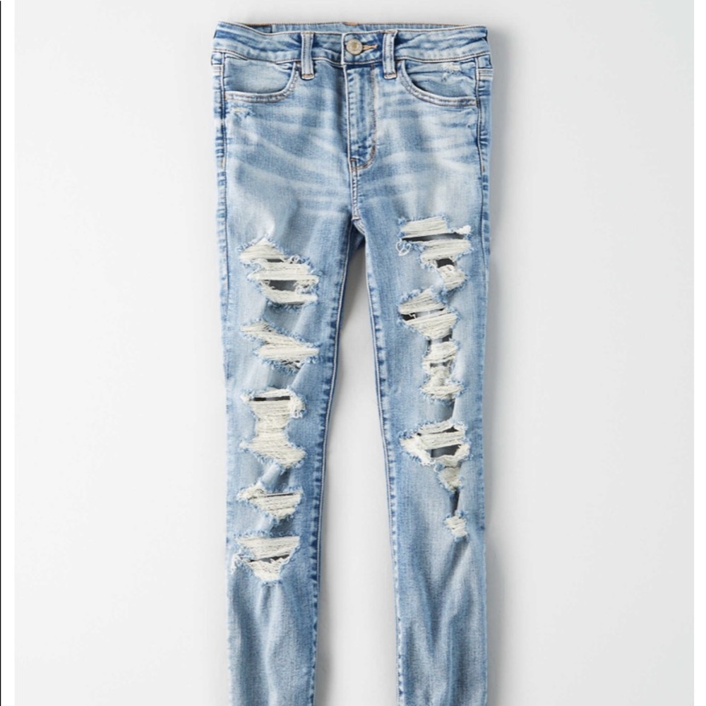 american eagle high rise jegging